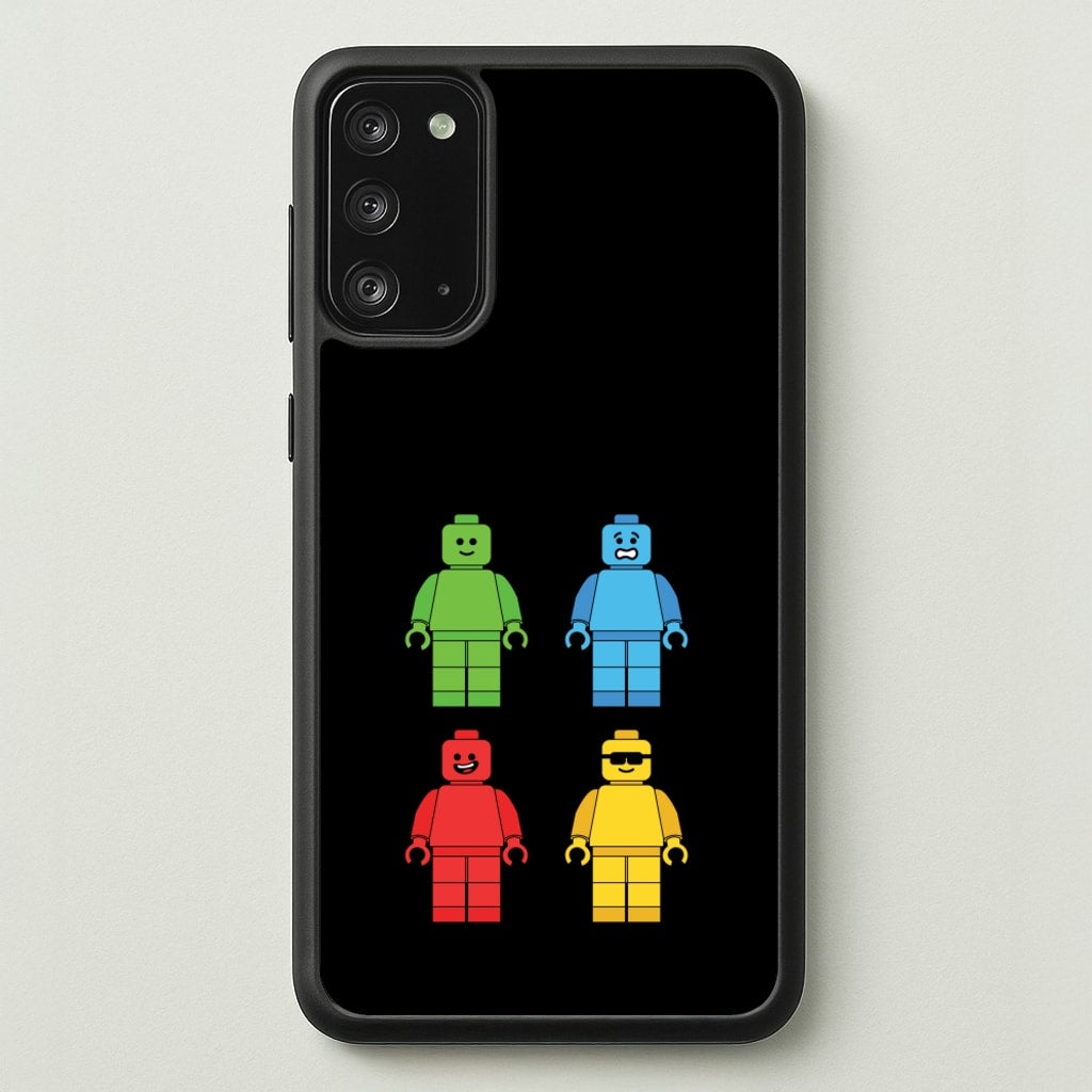 Bricks Figures Rainbow  - Bricks Phone Case for Galaxy Note 20