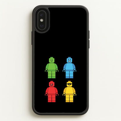 Bricks Figures Rainbow  - Bricks Phone Case for iPhone XS Max