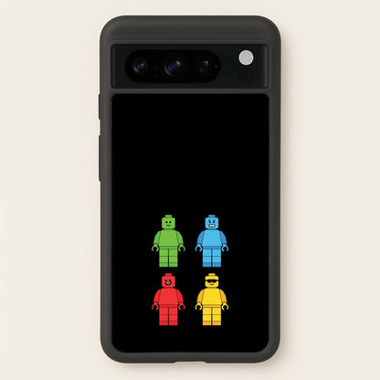 Bricks Figures Rainbow  - Bricks Phone Case for Google Pixel 8 Pro
