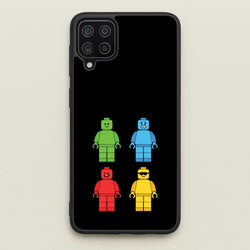 Bricks Figures Rainbow  - Bricks Phone Case for Galaxy A12