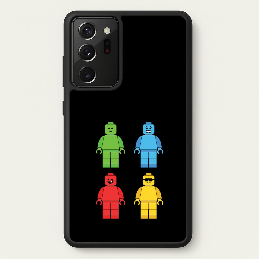 Bricks Figures Rainbow  - Bricks Phone Case for Galaxy Note 20 Ultra