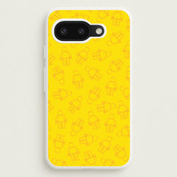 Bricks Figures Pattern Yellow  - Bricks Phone Case for Google Pixel 9a