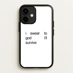 I Swear To God I'll Survive  - Lewis Capaldi Phone Case for iPhone 12 Mini