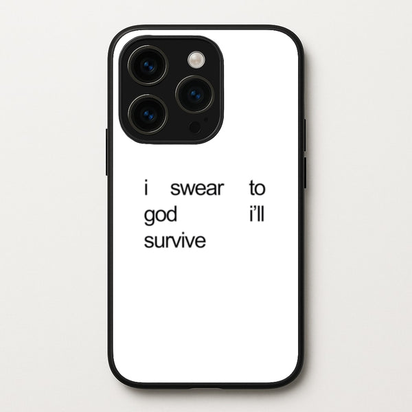 I Swear To God I'll Survive  - Lewis Capaldi Phone Case for iPhone 14 Pro Max