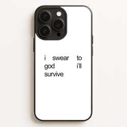 I Swear To God I'll Survive  - Lewis Capaldi Phone Case for iPhone 12 Pro Max