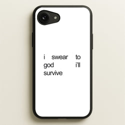 I Swear To God I'll Survive  - Lewis Capaldi Phone Case for iPhone 16e