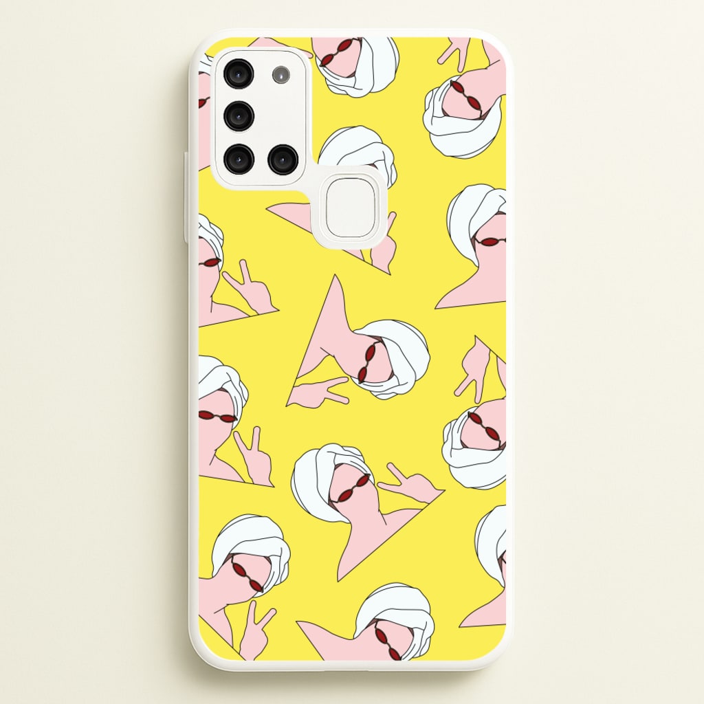 Peace Pattern  - Lewis Capaldi Phone Case for Galaxy A21s