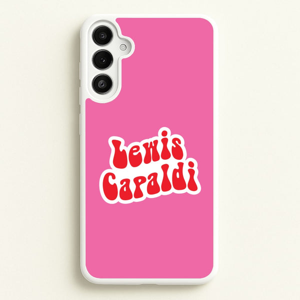 Red Name  - Lewis Capaldi Phone Case for Galaxy A34