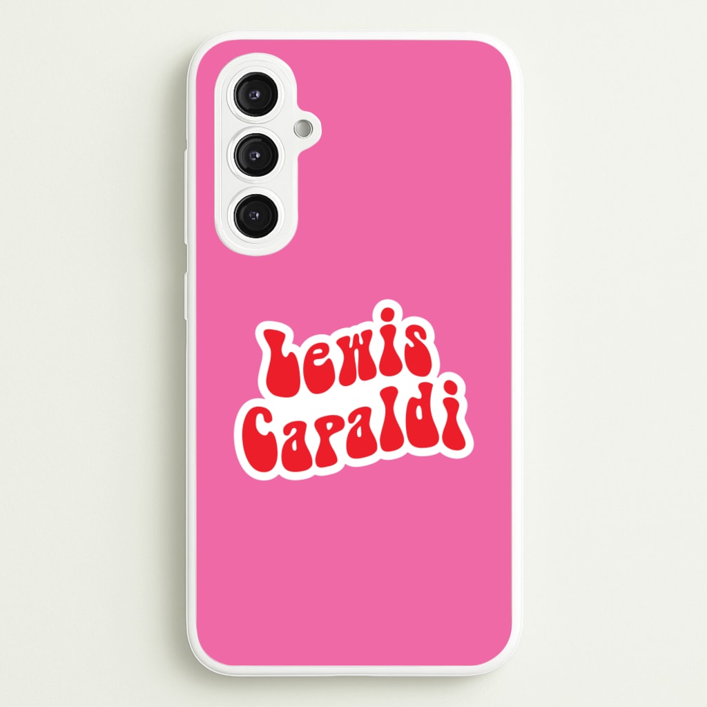 Red Name  - Lewis Capaldi Phone Case for Galaxy S23FE