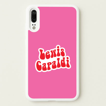 Red Name  - Lewis Capaldi Phone Case for Huawei P20