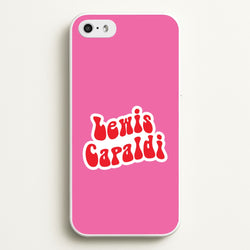 Red Name  - Lewis Capaldi Phone Case for iPhone 5 / 5s / SE 2016