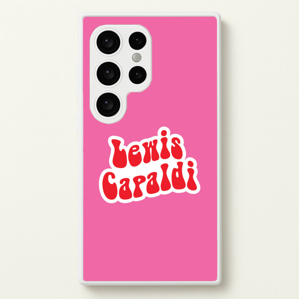 Red Name  - Lewis Capaldi Phone Case for Galaxy S24 Ultra