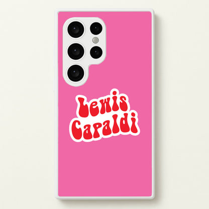 Red Name  - Lewis Capaldi Phone Case for Galaxy S24 Ultra