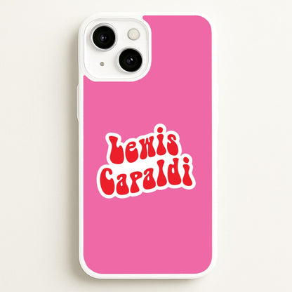 Red Name  - Lewis Capaldi Phone Case for iPhone 13