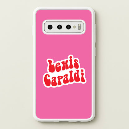 Red Name  - Lewis Capaldi Phone Case for Galaxy S10