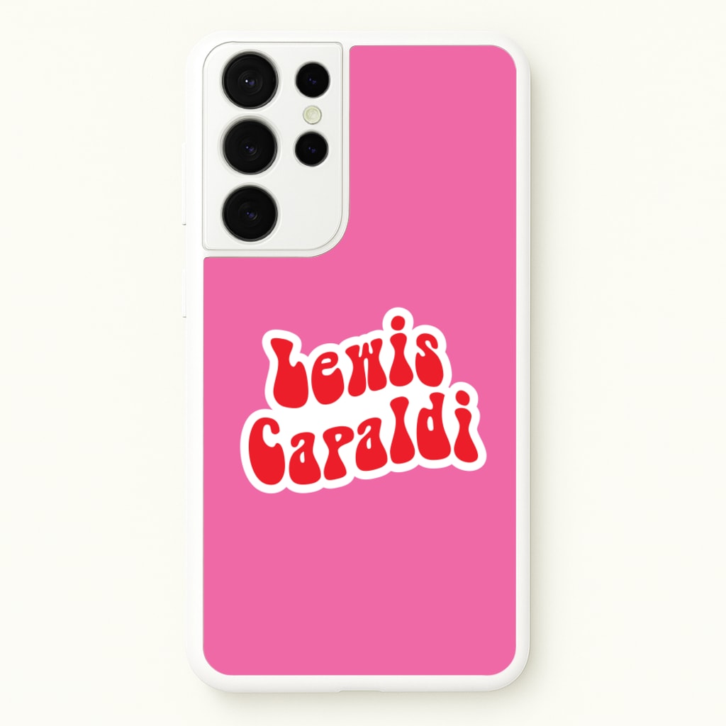 Red Name  - Lewis Capaldi Phone Case for Galaxy S21 Ultra