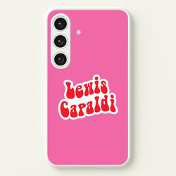 Red Name  - Lewis Capaldi Phone Case for Galaxy S25 Plus