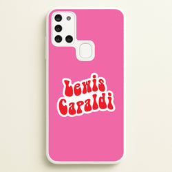 Red Name  - Lewis Capaldi Phone Case for Galaxy A21s