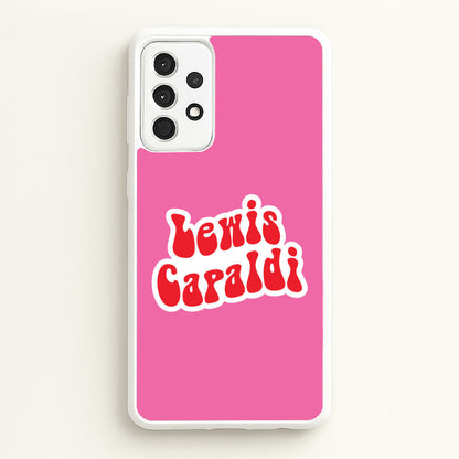 Red Name  - Lewis Capaldi Phone Case for Galaxy A52 / A52s