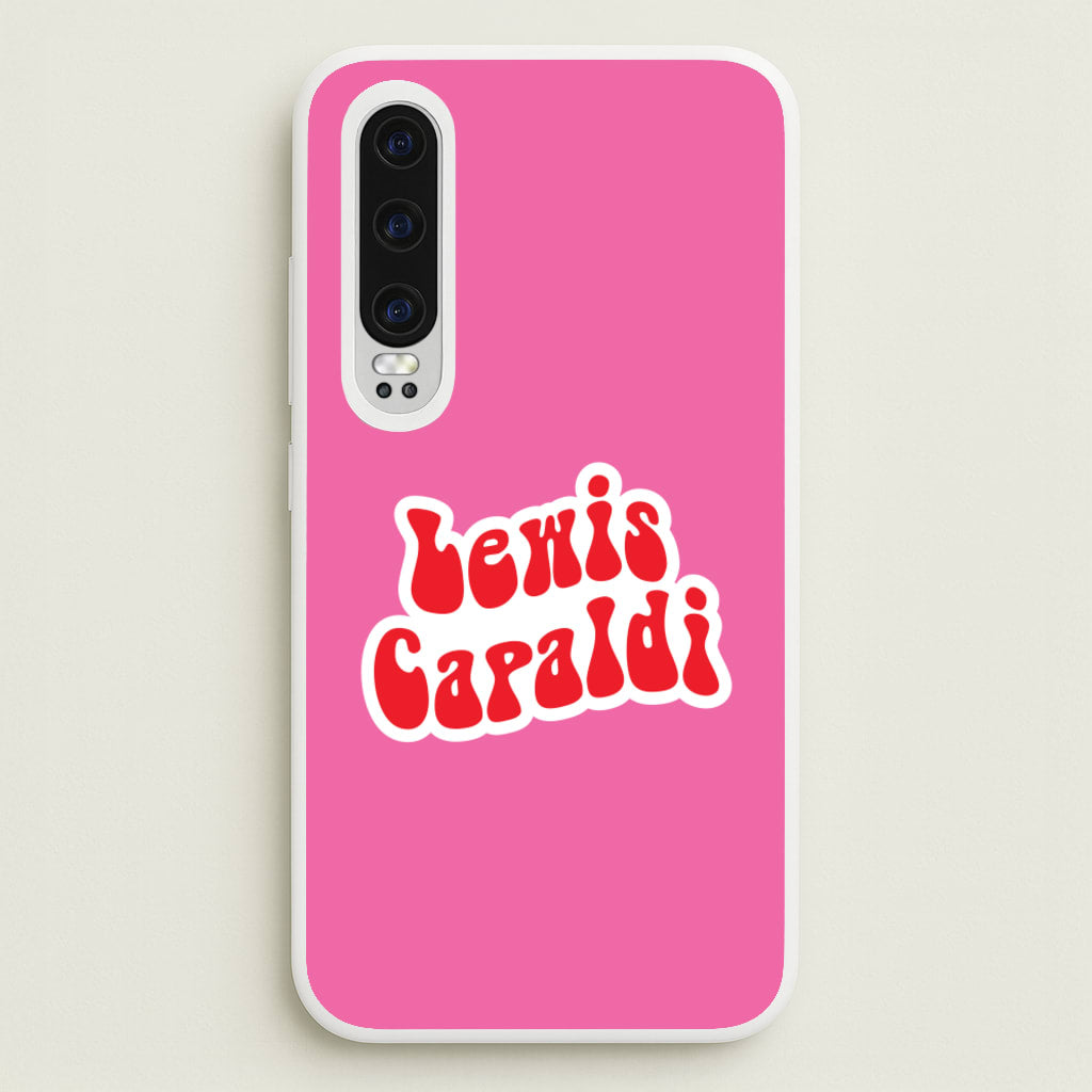 Red Name  - Lewis Capaldi Phone Case for Huawei P30