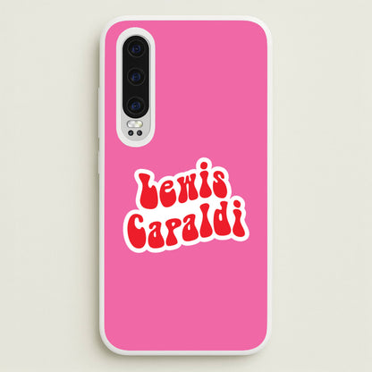 Red Name  - Lewis Capaldi Phone Case for Huawei P30