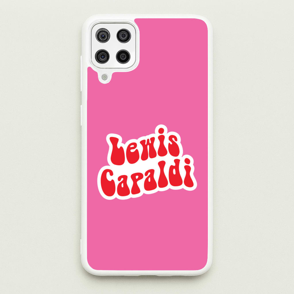 Red Name  - Lewis Capaldi Phone Case for Galaxy A12