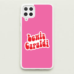 Red Name  - Lewis Capaldi Phone Case for Galaxy A12