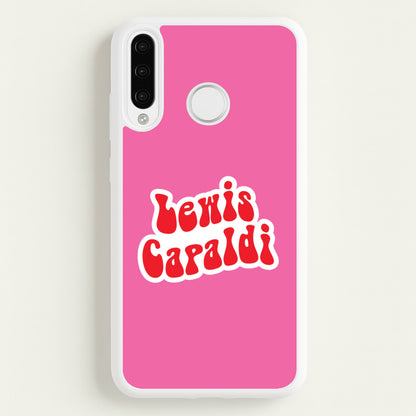 Red Name  - Lewis Capaldi Phone Case for Huawei P30 Lite