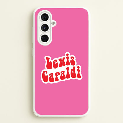Red Name  - Lewis Capaldi Phone Case for Galaxy A16