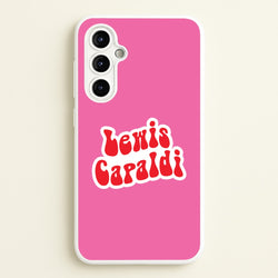 Red Name  - Lewis Capaldi Phone Case for Galaxy A54