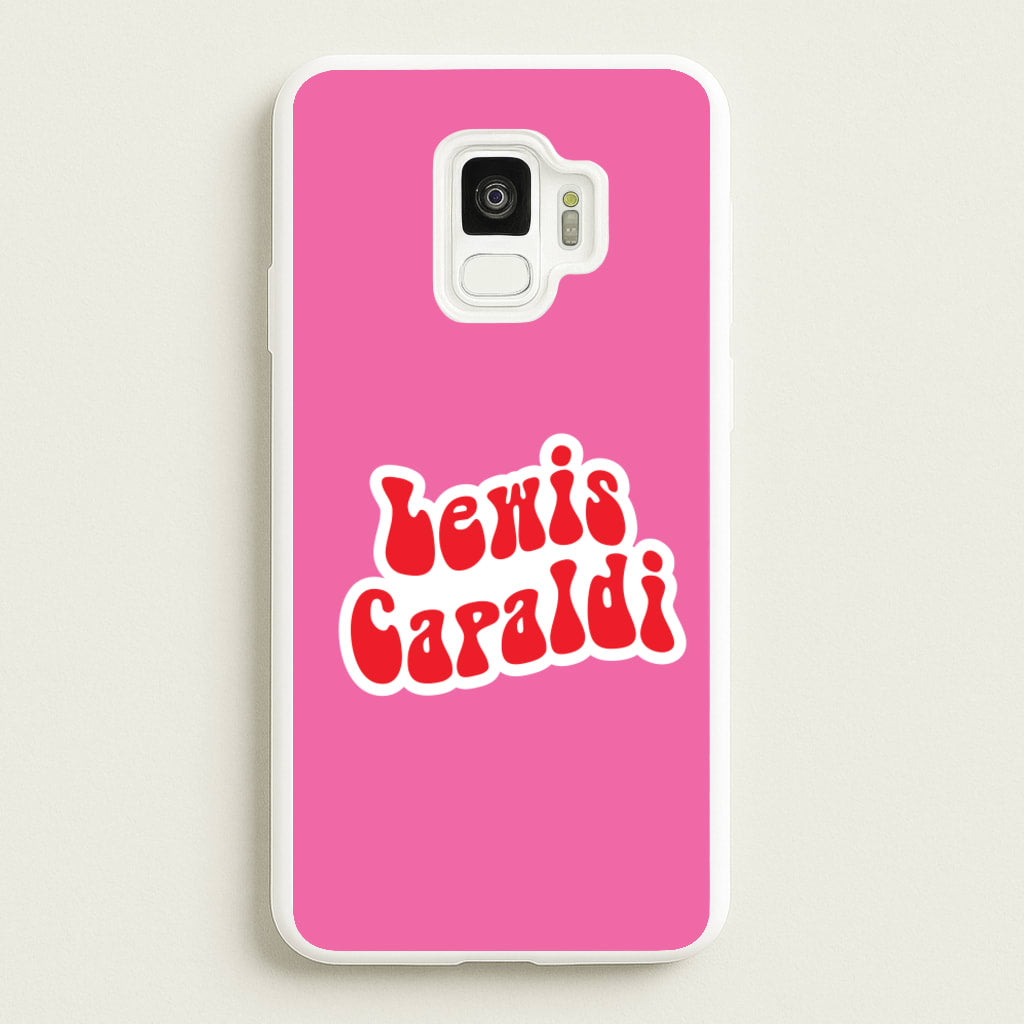 Red Name  - Lewis Capaldi Phone Case for Galaxy S9