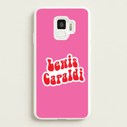 Red Name  - Lewis Capaldi Phone Case for Galaxy S9