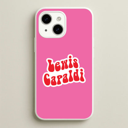 Red Name  - Lewis Capaldi Phone Case for iPhone 15 Plus