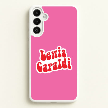 Red Name  - Lewis Capaldi Phone Case for Galaxy A36