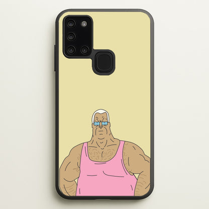 Lezly Mackerel  - Big Lez Phone Case for Galaxy A21s