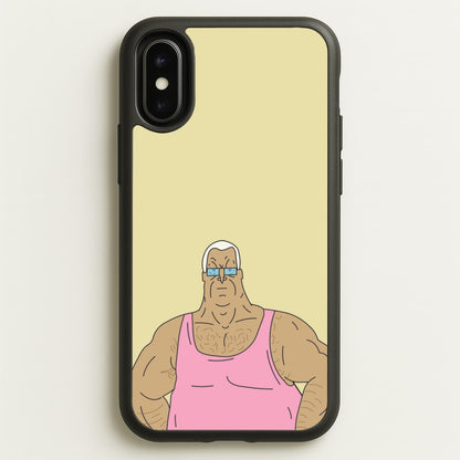 Lezly Mackerel  - Big Lez Phone Case for iPhone X / XS