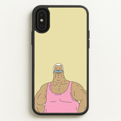 Lezly Mackerel  - Big Lez Phone Case for iPhone XS Max