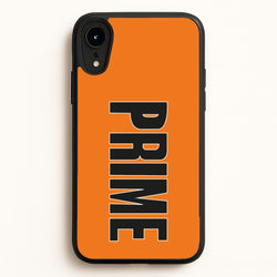 Prime - Orange  - Prime Phone Case for iPhone XR