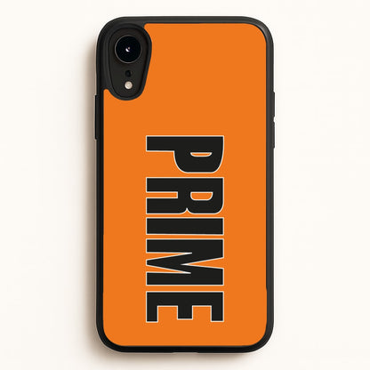 Prime - Orange  - Prime Phone Case for iPhone XR