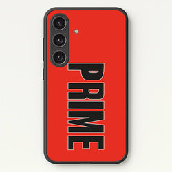 Prime - Red  - Prime Phone Case for Galaxy S24