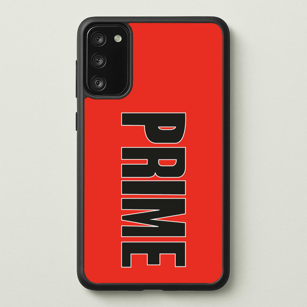 Prime - Red  - Prime Phone Case for Galaxy A41