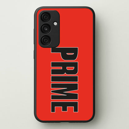 Prime - Red  - Prime Phone Case for Galaxy A55