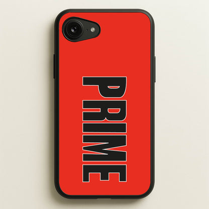 Prime - Red  - Prime Phone Case for iPhone 16e