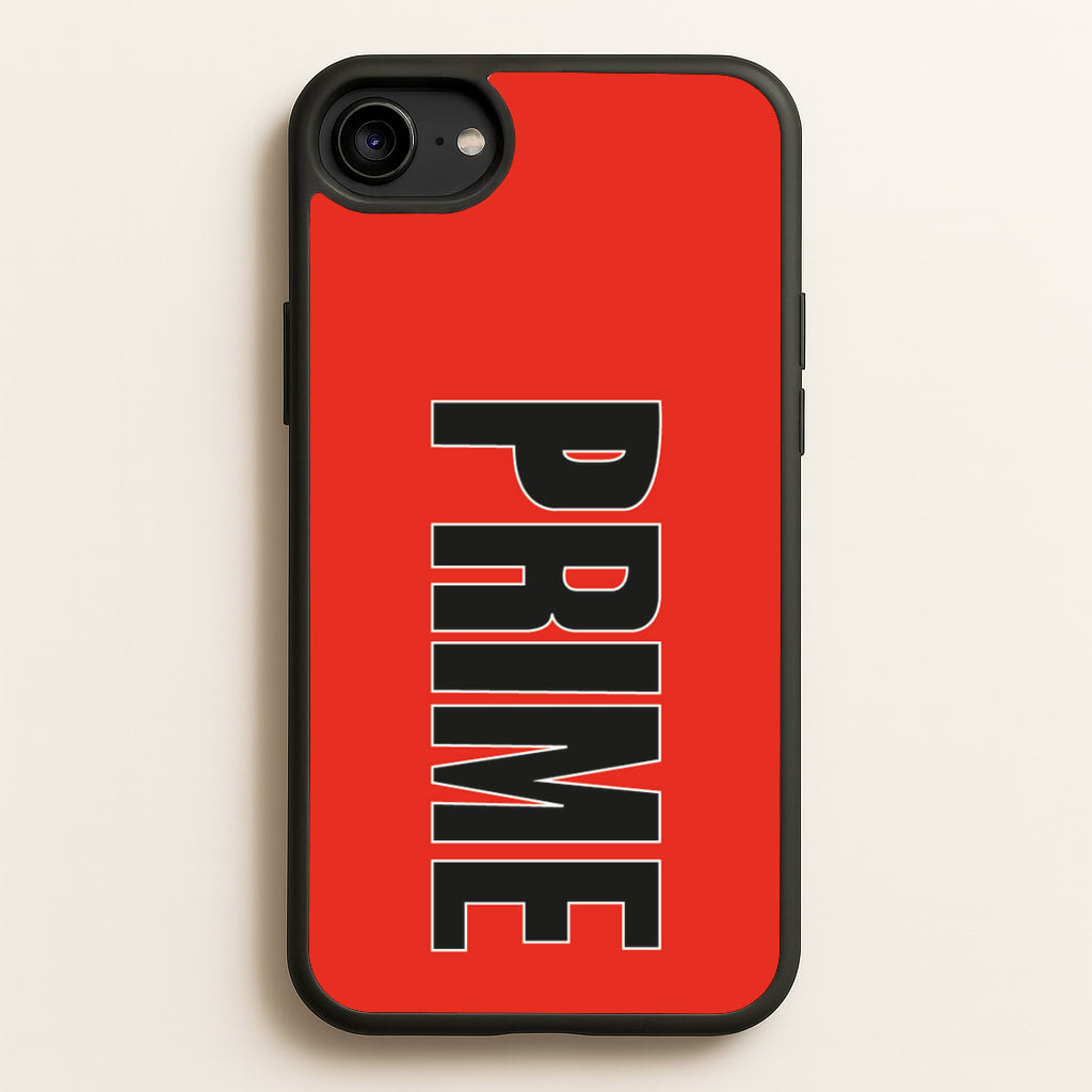 Prime - Red  - Prime Phone Case for iPhone 6 / 7 / 8 / SE