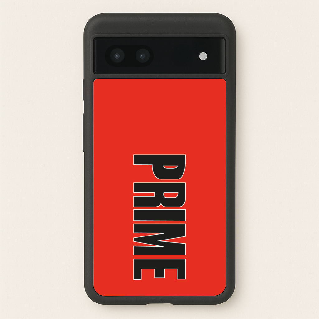 Prime - Red  - Prime Phone Case for Google Pixel 7a