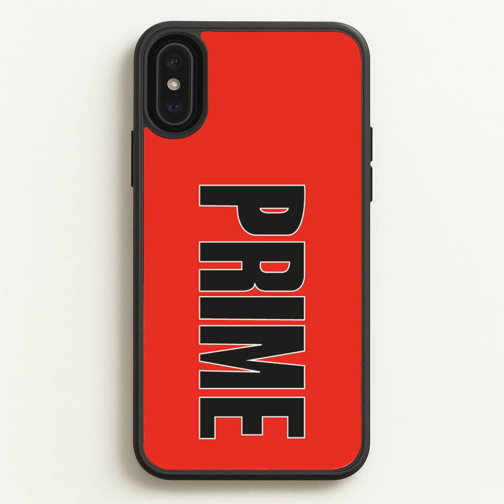 Prime - Red  - Prime Phone Case for iPhone XS Max