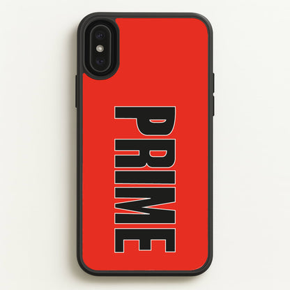 Prime - Red  - Prime Phone Case for iPhone XS Max