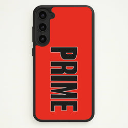 Prime - Red  - Prime Phone Case for Galaxy S23