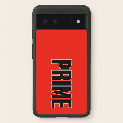 Prime - Red  - Prime Phone Case for Google Pixel 6