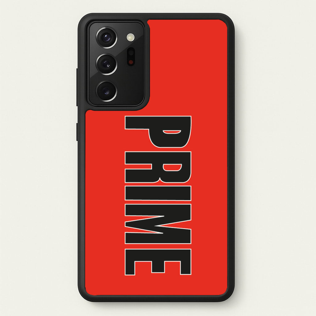 Prime - Red  - Prime Phone Case for Galaxy Note 20 Ultra